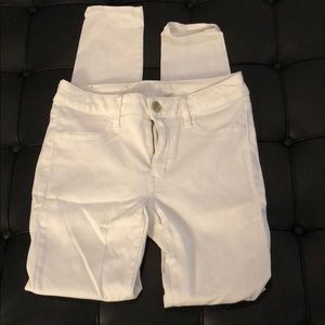 American Eagle White Jeggings
